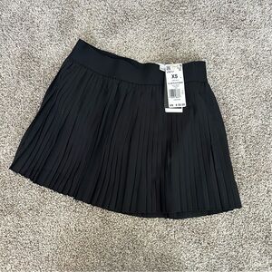 NWT Adidas Black Pleated Tennis Skirt with shorts underneath